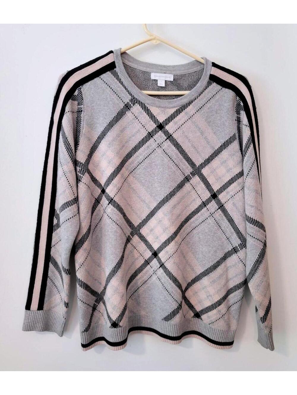 Charter Club Women's Large Gray Sweater